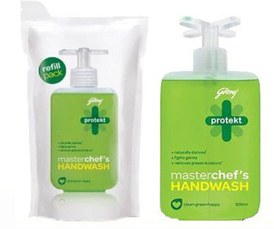 Godrej Protekt handwash green value pack (300 ml pump +180 ml refill pack)(480 ml, Pump Dispenser)
Godrej Protekt handwash green value pack (300 ml pump +180 ml refill pack)(480 ml, Pump Dispenser)