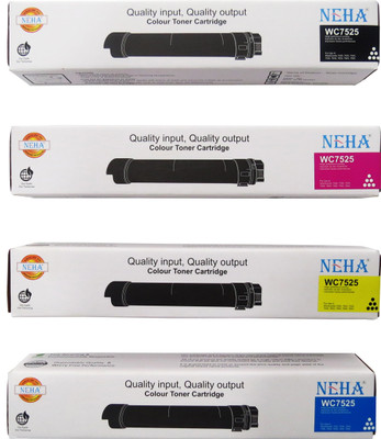 NEHA 7545 COLOR TONER CARTRIDGE COMPATIBLE FOR XEROX 7525,7530,7535,7545,7556,7830,7835,7845,7855 Multi Color Ink Toner(Yellow, Black, Cyan, Magenta)
NEHA 7545 COLOR TONER CARTRIDGE COMPATIBLE FOR XEROX 7525,7530,7535,7545,7556,7830,7835,7845,7855 Multi Color Ink Toner(Yellow, Black, Cyan, Magenta)