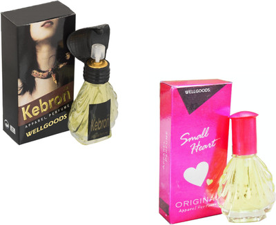 Wellgoods Pack of (2) Cobra kebron- Small Heart Pink(30) - 60ml Eau de Parfum - 60 ml(For Men & Women)
Wellgoods Pack of (2) Cobra kebron- Small Heart Pink(30) - 60ml Eau de Parfum - 60 ml(For Men & Women)