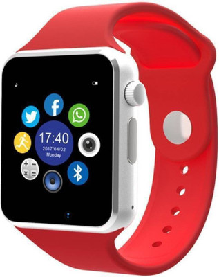 M A ENTERPRISES Bluetooth with Built-in Sim card and memory card slot Compatible with Android IOS Mobiles Wrist RED Smartwatch(Red Strap Free Size)
M A ENTERPRISES Bluetooth with Built-in Sim card and memory card slot Compatible with Android IOS Mobiles Wrist RED Smartwatch(Red Strap Free Size)