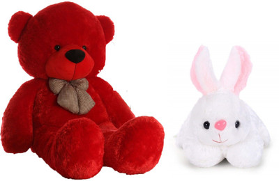 V Teddy 3 feet Long Cute teddy bear White Cute Soft Rabbit Toy - 90.09999899 cm(Red, White)
V Teddy 3 feet Long Cute teddy bear White Cute Soft Rabbit Toy - 90.09999899 cm(Red, White)