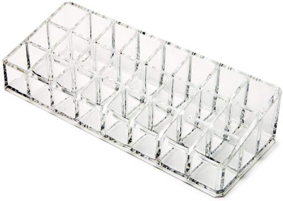 LS Letsshop 24 Grid Squares Cosmetic Lipstick Lip Gloss Nail Polish Plastic Shelf Stand Case Organizer Holder Lipstick Stand Vanity Box(Transparent)
LS Letsshop 24 Grid Squares Cosmetic Lipstick Lip Gloss Nail Polish Plastic Shelf Stand Case Organizer Holder Lipstick Stand Vanity Box(Transparent)