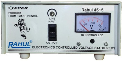 Rahul 4515a 300 VA 140-280 Volt 1 LCD/LED TV +DVD/DTH/Music System Automatic Voltage Stabilizer Automatic Stabilizer(White)
Rahul 4515a 300 VA 140-280 Volt 1 LCD/LED TV +DVD/DTH/Music System Automatic Voltage Stabilizer Automatic Stabilizer(White)