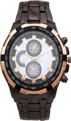 FabSale Best New Designer Black Metal Strap Stylish Attractive Round White Dial Latest Analog Wrist Watch - For Boys
FabSale Best New Designer Black Metal Strap Stylish Attractive Round White Dial Latest Analog Wrist Watch - For Boys