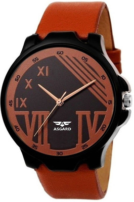 ASGARD Brown Dial Trendy Watch - For Men