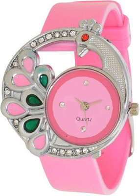 FabSale Best New Designer Pink PU Strap Stylish Attractive Round Pink Dial Peacock Case Latest Analog Wrist Watch - For Girls
FabSale Best New Designer Pink PU Strap Stylish Attractive Round Pink Dial Peacock Case Latest Analog Wrist Watch - For Girls