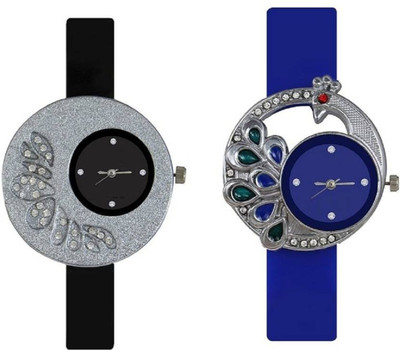 FabSale Best New Designer MultiColor PU Strap Stylish Attractive Round MultiColor Dial Peacock Case(Pack Of 2) Latest Analog Wrist Watch - For Women
FabSale Best New Designer MultiColor PU Strap Stylish Attractive Round MultiColor Dial Peacock Case(Pack Of 2) Latest Analog Wrist Watch - For Women