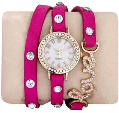 FabSale Best New Designer Pink Synthetic Leather Strap Stylish Attractive Round White Dial Latest Analog Wrist Watch - For Girls
FabSale Best New Designer Pink Synthetic Leather Strap Stylish Attractive Round White Dial Latest Analog Wrist Watch - For Girls