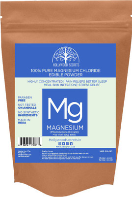 Hollywood Secrets Magnesium Chloride Powder Pharmaceutical Grade 100% Pure Edible, Foot & Body Soaks Free Spray Bottle For Oil More Power then Flakes(500 g)
Hollywood Secrets Magnesium Chloride Powder Pharmaceutical Grade 100% Pure Edible, Foot & Body Soaks Free Spray Bottle For Oil More Power then Flakes(500 g)