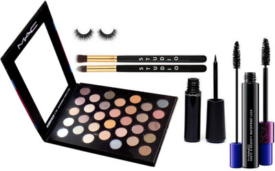 studio Make up Brush 2, Eyelashes, Mac 32 Shade Eyeshadow Palette, Waterproof Eyeliner, Houte and Naughty Double Effect Mascara(Set of 6)
studio Make up Brush 2, Eyelashes, Mac 32 Shade Eyeshadow Palette, Waterproof Eyeliner, Houte and Naughty Double Effect Mascara(Set of 6)