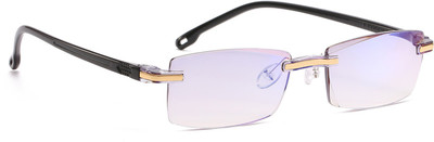 Chemistry Rimless Rectangle Frame(53 mm