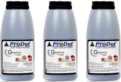 ProDot PP-H-ZEB1215 Black Laser Toner Powder Refill Bottle Laserjet Cartridge Kit Compatible with Canon CRG 303, 308, 309, 310, 315 HP 12A, 15A, 49A, 51A, 53A, 505A, 6511A - 120G (Pack of 3) Single Color Ink Toner Powder(Black)
ProDot PP-H-ZEB1215 Black Laser Toner Powder Refill Bottle Laserjet Cartridge Kit Compatible with Canon CRG 303, 308, 309, 310, 315 HP 12A, 15A, 49A, 51A, 53A, 505A, 6511A - 120G (Pack of 3) Single Color Ink Toner Powder(Black)