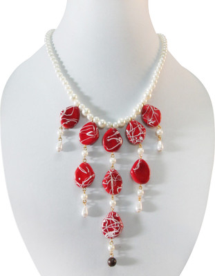 RUBY FASHION COLLECTION artificial fashion jewellery necklace for women / girls Plastic Necklace