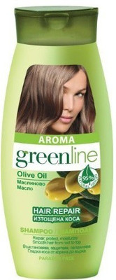Aroma Greenline Olive Oil Hair Repair Shampoo(250 ml)