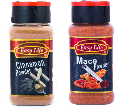 Easy Life Combo Pack of Cinnamon Powder & Mace Powder(2 x 77.5 g)