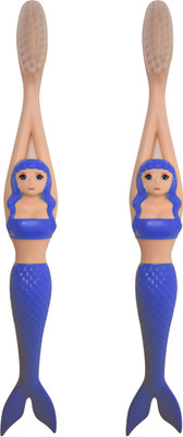 Fully blue Color Mermaid Tooth brush For Bay Girl & Baby Boy Soft Toothbrush(Pack of 2)
Fully blue Color Mermaid Tooth brush For Bay Girl & Baby Boy Soft Toothbrush(Pack of 2)