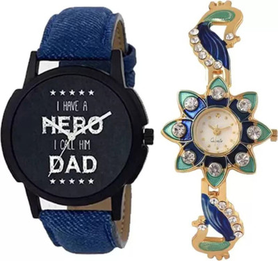 PARALLEL TIMES Presenting the "DAD" Quotes + Sunflower Design Watch For Boys n Girls Watch - For Men & Women