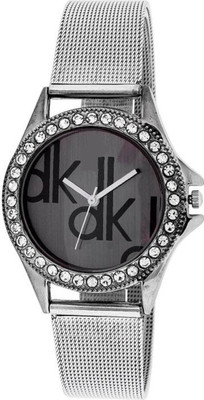 FabSale Best New Designer Silver Metal Strap Stylish Attractive Round Black Dial Diamond Studded on Case Latest Analog Wrist Watch - For Women
FabSale Best New Designer Silver Metal Strap Stylish Attractive Round Black Dial Diamond Studded on Case Latest Analog Wrist Watch - For Women