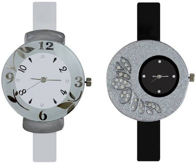 FabSale Best New Designer MultiColor PU Strap Stylish Attractive Round MultiColor Dial (Pack Of 2) Latest Analog Wrist Watch - For Women
FabSale Best New Designer MultiColor PU Strap Stylish Attractive Round MultiColor Dial (Pack Of 2) Latest Analog Wrist Watch - For Women