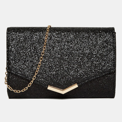 Cara Mia Party Black Clutch