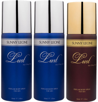 LUST BY SUNNY LEONE 2 Lust BLUE & 1 Lust BROWN Body Spray - For Men(450 ml, Pack of 3)
LUST BY SUNNY LEONE 2 Lust BLUE & 1 Lust BROWN Body Spray - For Men(450 ml, Pack of 3)