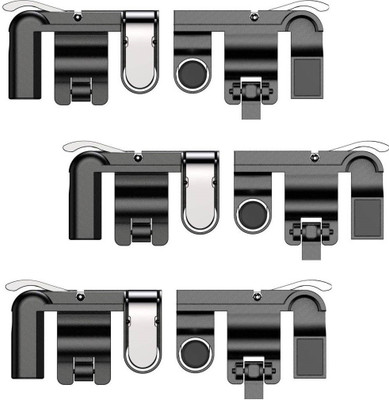 ReTrack SET OF 3C PUBG Sensitive Shoot/Aim Buttons L1 R1 Trigger Mobile Game Controller for Andriod & IOS Gaming Accessory Kit(Black, For Android, iOS)
ReTrack SET OF 3C PUBG Sensitive Shoot/Aim Buttons L1 R1 Trigger Mobile Game Controller for Andriod & IOS Gaming Accessory Kit(Black, For Android, iOS)
