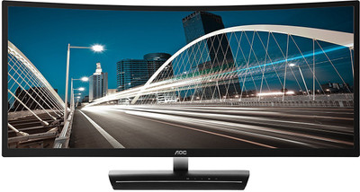 AOC 35 inch Curved Full HD LED Backlit Monitor(C3583FQ, HDMI)