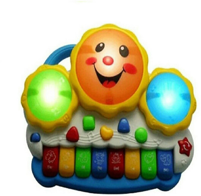 zhomcollection Drum Keyboard Musical Toys (Multicolor)(Multicolor)