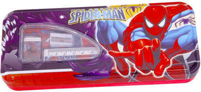 Online World New Multicolour Cartoon Printed Metal Pencil Box for Kids Spiderman Art Metal Pencil Box(Set of 1, Red)
Online World New Multicolour Cartoon Printed Metal Pencil Box for Kids Spiderman Art Metal Pencil Box(Set of 1, Red)