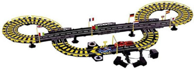 jsk collection 14 Feet Long Electronic Race Track with Independent Control For Each Car(Multicolor)
jsk collection 14 Feet Long Electronic Race Track with Independent Control For Each Car(Multicolor)