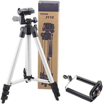 casadomani Tripod-3110 Lightweight Camera Stand With Three-Dimensional Head & Quick Release Plate Tripod(Silver & Black, Supports Up to 1500)
casadomani Tripod-3110 Lightweight Camera Stand With Three-Dimensional Head & Quick Release Plate Tripod(Silver & Black, Supports Up to 1500)