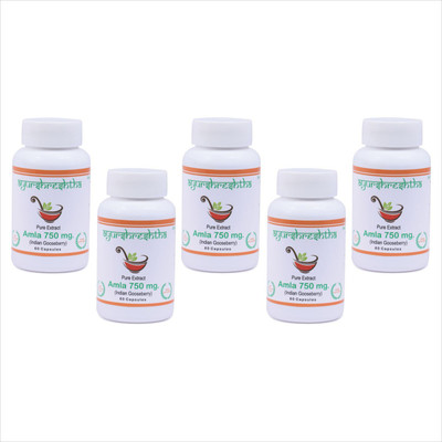 Ayurshreshtha Amla Capsule for protection of damage cells & Antioxidents(300 Capsules,750Mg)(300 No)
Ayurshreshtha Amla Capsule for protection of damage cells & Antioxidents(300 Capsules,750Mg)(300 No)