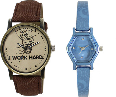 Shocknshop LR29_218 Designer Analog Leather and Chain Strap Couple Watch - For Men & Women
Shocknshop LR29_218 Designer Analog Leather and Chain Strap Couple Watch - For Men & Women