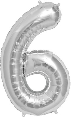 BashNSplash Solid 17" NUMBER FOIL BALLOON BIRTHDAY PARTY DECORATION SILVER 6 (PACK OF 1) Letter Balloon(Silver, Pack of 1)
BashNSplash Solid 17" NUMBER FOIL BALLOON BIRTHDAY PARTY DECORATION SILVER 6 (PACK OF 1) Letter Balloon(Silver, Pack of 1)