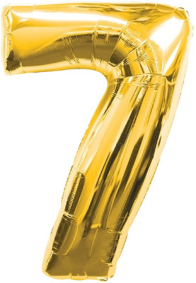 BashNSplash Solid 17" NUMBER FOIL BALLOON BIRTHDAY PARTY DECORATION GOLDEN 7 (PACK OF 1) Letter Balloon(Gold, Pack of 1)
BashNSplash Solid 17" NUMBER FOIL BALLOON BIRTHDAY PARTY DECORATION GOLDEN 7 (PACK OF 1) Letter Balloon(Gold, Pack of 1)