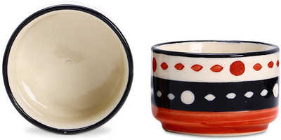 caffeine Dip and Sauce Round in Orange and Black Circles (Set of 2) Ceramic Bowl Set(Orange, Black, Pack of 2)
caffeine Dip and Sauce Round in Orange and Black Circles (Set of 2) Ceramic Bowl Set(Orange, Black, Pack of 2)