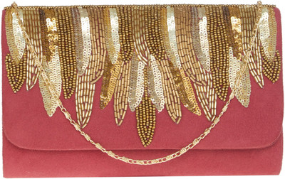 TARUSA Casual Maroon Clutch