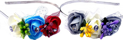 Proplady Princess Collection Combo (2 pieces set) Tiara Style Roses Stone Studded Metal Hair Band, Head Band(Multicolor)
Proplady Princess Collection Combo (2 pieces set) Tiara Style Roses Stone Studded Metal Hair Band, Head Band(Multicolor)