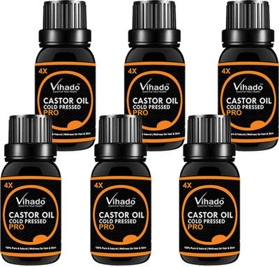 VIHADO Cold Pressed Castor Oil For Hair and Skin Hair Oil (20 ML) (Pack of 6) Hair Oil(20 ml)
VIHADO Cold Pressed Castor Oil For Hair and Skin Hair Oil (20 ML) (Pack of 6) Hair Oil(20 ml)