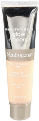 Neutrogena Healthy Skin Glow Sheers, SPF 30, Ivory to Fair 10, 1.1 Ounce Highlighter(Ivory)