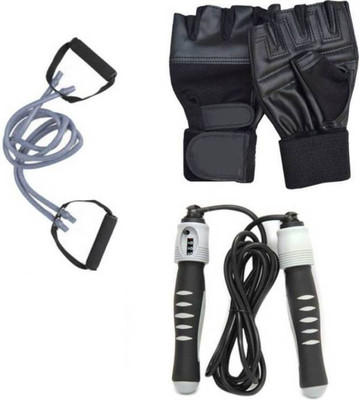 Keyways TONING TUBE COMBO Resistance Tube(Black)