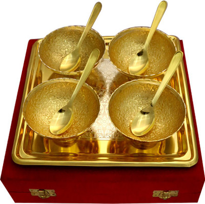 HandicraftsHomeDecor Silver Plated, Gold Plated Decorative Platter(Gold, Silver, Pack of 9)
HandicraftsHomeDecor Silver Plated, Gold Plated Decorative Platter(Gold, Silver, Pack of 9)