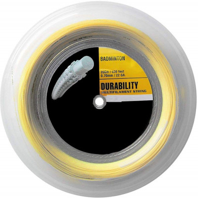 QUINERGYS ® High Densit Fiber Badminton Medium Touch String Line Racket Strings - Yellow 0.69 Badminton String - 10.5 m(Yellow)
QUINERGYS ® High Densit Fiber Badminton Medium Touch String Line Racket Strings - Yellow 0.69 Badminton String - 10.5 m(Yellow)