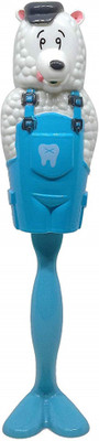 EKAN Cartoon Design Tooth Brush For Kids Use, Teddy Bear Shape Cover With Brush, Blue Soft Toothbrush
EKAN Cartoon Design Tooth Brush For Kids Use, Teddy Bear Shape Cover With Brush, Blue Soft Toothbrush