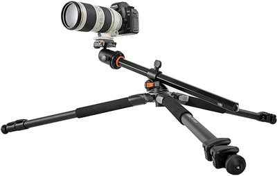 Vanguard 263AB Tripod(Black, Supports Up to 10)