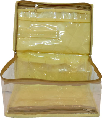 Addyz Quilted Non Woven Multipurpose Make Up Kit Lot of chambers and slots Jwellery Vanity Box(Cream)
Addyz Quilted Non Woven Multipurpose Make Up Kit Lot of chambers and slots Jwellery Vanity Box(Cream)