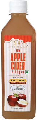 Mesmara Raw Apple Cider Vinegar with Mother- Unfiltered, Undiluted and Unpasteurized - not from Concentrate Vinegar(500 ml)
Mesmara Raw Apple Cider Vinegar with Mother- Unfiltered, Undiluted and Unpasteurized - not from Concentrate Vinegar(500 ml)
