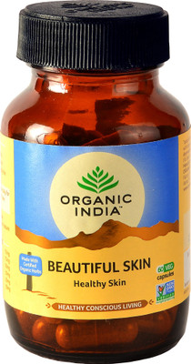Organic India Beautiful Skin 60 Capsules Bottle(60 No)
