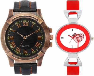 VALENTIME VL23VT31 New Latest Stylish Designer Collection Leather Combo Couple Fancy Casual Best Offer Watch - For Men & Women