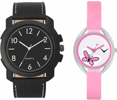VALENTIME VL14VT03 New Latest Stylish Designer Collection Leather Combo Couple Fancy Casual Best Offer Watch - For Men & Women